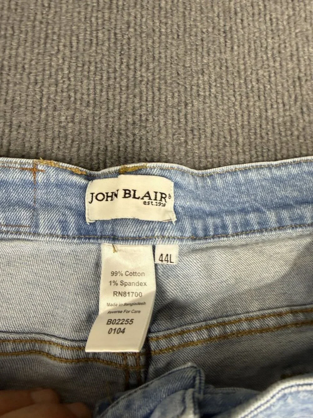 John Blair light wash